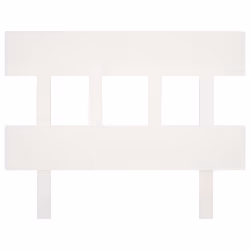 VidaXL 819106 tête de lit et pied de lit Blanc