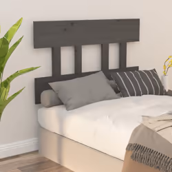 VidaXL 819107 tête de lit et pied de lit Gris - Vue supplémentaire 5