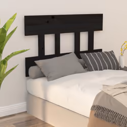 VidaXL 819114 tête de lit et pied de lit Noir - Vue supplémentaire 2