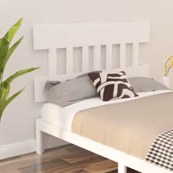 VidaXL 819121 tête de lit et pied de lit Blanc - Vue supplémentaire 2