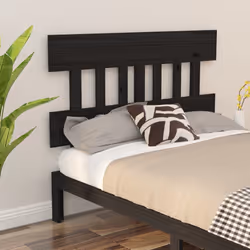 VidaXL 819144 tête de lit et pied de lit Noir - Vue supplémentaire 4