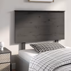 VidaXL 819157 tête de lit et pied de lit Gris - Vue supplémentaire 4
