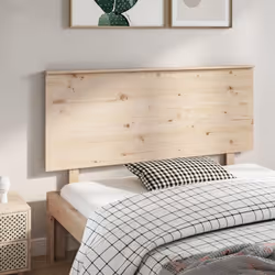 Avec un design à la mode, cette tête de lit en bois classique donne à votre cadre de lit un look complet et convient à n'impo ...