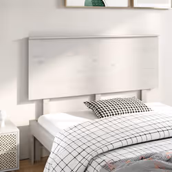 VidaXL 819171 tête de lit et pied de lit Blanc