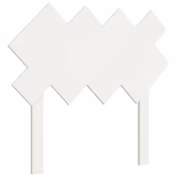VidaXL 819201, Blanc, Bois de pin, 920 mm, 81 cm, 30 mm