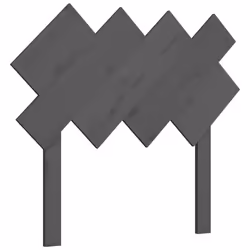 VidaXL 819202, Gris, Bois de pin, 920 mm, 81 cm, 30 mm