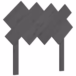 VidaXL 819207, Gris, Bois de pin, 1040 mm, 80,5 cm, 30 mm