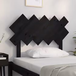 VidaXL 819209 tête de lit et pied de lit Noir