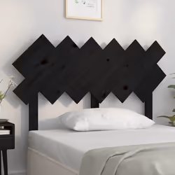 VidaXL 819214 tête de lit et pied de lit Noir
