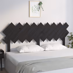 VidaXL 819239 tête de lit et pied de lit Noir