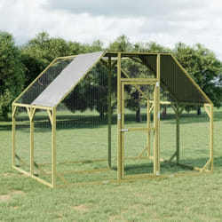 Vidaxl - Poulet en bois en bois solide taille : 268 x 200 x 190 cm