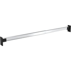Rails de garde-robe télescopiques 2 pcs Argenté 58-100 cm Vidaxl n/a
