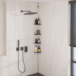 Cette étagère d'angle de douche est une combinaison parfaite de style et de design pour répondre aux besoins de rangement de  ...