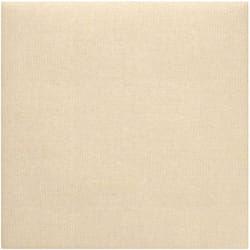 vidaXL Panneaux muraux 12 pcs Crème 30x30 cm Tissu 1,08 m²