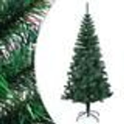vidaXL Sapin de Noël artificiel pointes iridescentes Vert 240 cm PVC - TU
