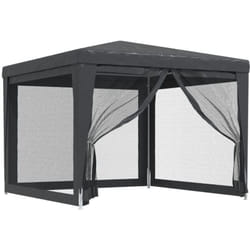 Vidaxl - Tente de fête avec 4 parois latérales en maille Anthracite 3x3m