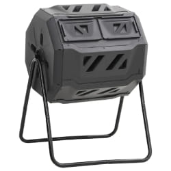 vidaXL Bac à compost de jardin Noir 73x64x95 cm 160 L - TU