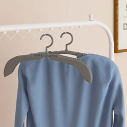 Vidaxl - Cintres extensibles 10 pcs Gris