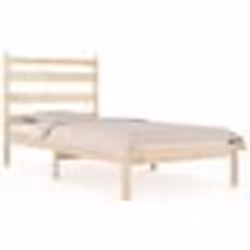 vidaXL Cadre de lit sans matelas bois massif 100x200 cm - 100 x 200 cm