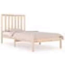 vidaXL Cadre de lit sans matelas bois massif 100x200 cm - 100 x 200 cm