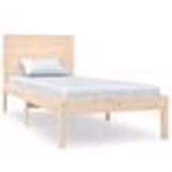 vidaXL Cadre de lit sans matelas 90x200 cm bois de pin massif - 90 x 200 cm