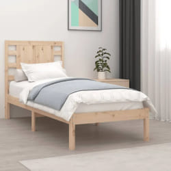 Vidaxl Cadre de lit 90x200 cm - Bois de pin massif