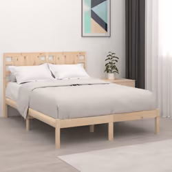 Quoi de mieux que de profiter d'une bonne nuit de sommeil à la fin d'une journée bien remplie ? Ce cadre de lit en bois class ...