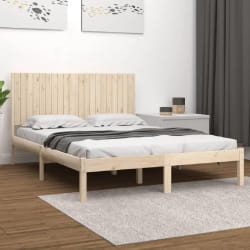 Cadre de lit 200x200 cm Bois massif