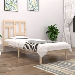 Prenez le chemin moderne vers votre chambre à coucher cool avec ce cadre de lit en bois ! Il constitue un supplément pratique ...