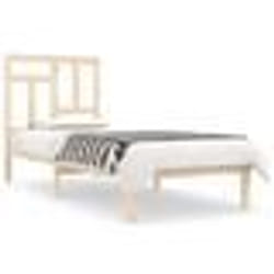 vidaXL Cadre de lit sans matelas 90x200 cm bois de pin massif - 90 x 200 cm