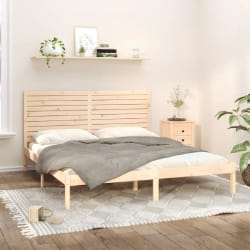 VidaXL Cadre de lit en bois massif 180x200 cm
