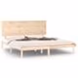 vidaXL Cadre de lit Bois de pin massif 160x200 cm 3104813