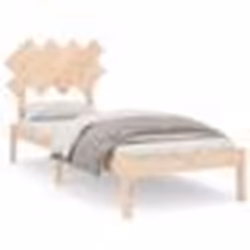 vidaXL Cadre de lit sans matelas 90x200 cm bois massif - 90 x 200 cm