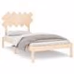 vidaXL Cadre de lit sans matelas 100x200 cm bois massif - 100 x 200 cm