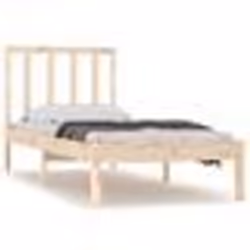 vidaXL Cadre de lit sans matelas bois de pin massif 90x190 cm - 90 x 190 cm