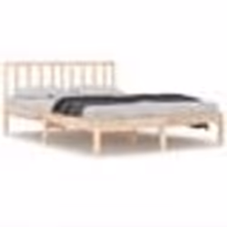 vidaXL Cadre de lit sans matelas bois de pin massif 120x190 cm - 120 x 190 cm
