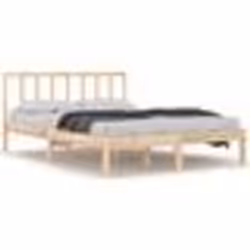 vidaXL Cadre de lit sans matelas bois massif de pin 140x200 cm - 140 x 200 cm