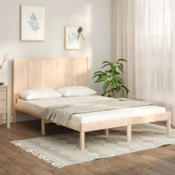 vidaXL Cadre de lit pin massif 120x200 cm