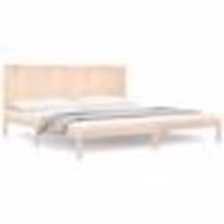 vidaXL Cadre de lit sans matelas 200x200 cm bois massif de pin - 200 x 200 cm