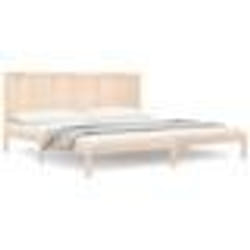 vidaXL Cadre de lit sans matelas 200x200 cm bois massif de pin - 200 x 200 cm