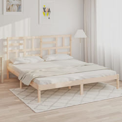 Cadre De Lit Sans Matelas Bois Massif 180x200 Cm Vidaxl
