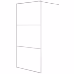 Apportez une nouvelle apparence esthétique à votre salle de bain avec ce mur de douche moderne en verre ESG ! Structure solid ...