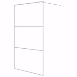 Apportez une nouvelle apparence esthétique à votre salle de bain avec ce mur de douche moderne en verre ESG ! Structure solid ...