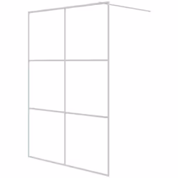 Apportez une nouvelle apparence esthétique à votre salle de bain avec ce mur de douche moderne en verre ESG ! Structure solid ...