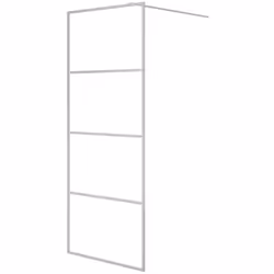 Apportez une nouvelle apparence esthétique à votre salle de bain avec ce mur de douche moderne en verre ESG ! Structure solid ...