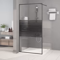 Description générale Apportez une nouvelle apparence esthétique à votre salle de bain avec ce mur de douche moderne en verre  ...