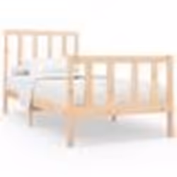 vidaXL Cadre de lit sans matelas 90x200 cm bois de pin massif - 90 x 200 cm