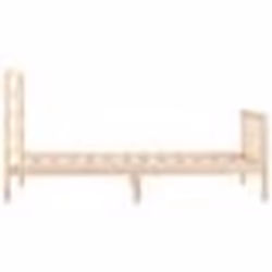 vidaXL Cadre de lit sans matelas 90x200 cm bois de pin massif - 90 x 200 cm