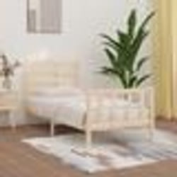 vidaXL Cadre de lit sans matelas 100x200 cm bois massif de pin - 100 x 200 cm