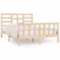 vidaXL Cadre de lit sans matelas 160x200 cm bois massif de pin - 160 x 200 cm